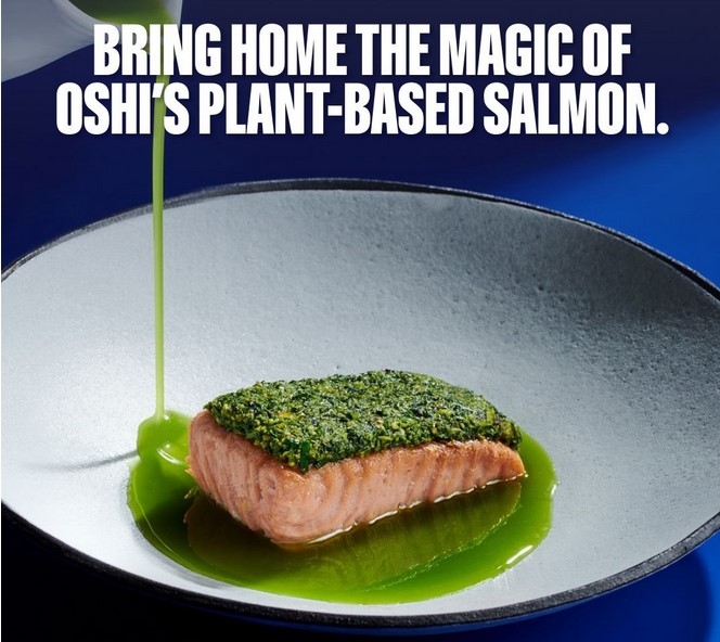Oshi Whole-Cut Salmon Fillets (plant-based) — product image